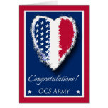 Congratulations on Graduation from OCS Army Greeting Cards