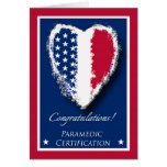 Congratulations on Paramedic Certification Greeting Card