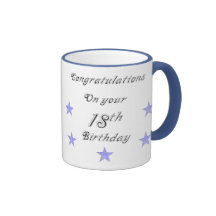 Congratulations On your 18th Birthday Mug