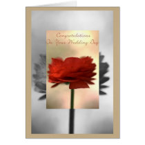 Congratulations On Your Wedding Day - Flower cards
