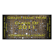 Congratulations Sequins - Graduation Photo Cards