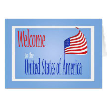 Congratulations US Citizenship US Flag Cards