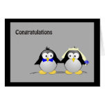 Congratulations Wedding- Penguins Card