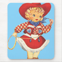 Connie Cowgirl Mousepad