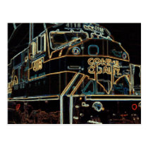 Conrail Quailty 1976 - 1999, SD-80MAC #4118 postcards
