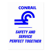 Conrail Safety and Service Postcard