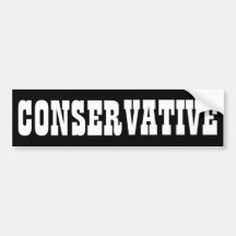 Conservative Bumper Sticker