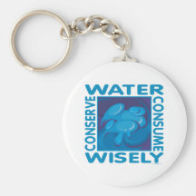 Conserve Water Key Chains