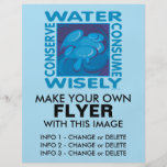 Conserve Water - Use Wisely Personalised Flyer