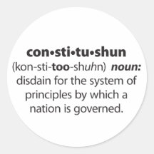 Constitushun Sticker