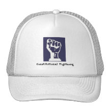 Constitutional Fights Fist Cap Mesh Hat