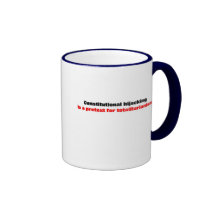 Constitutional hijacking mug