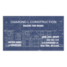 Construction business card