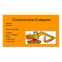 Construction Business Card