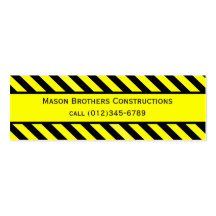construction business card template