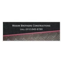 construction business card template