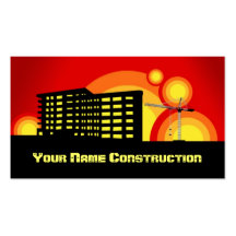 Construction business cards