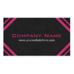 Construction Business Cards in Pink