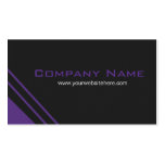 Construction Business Cards in Purple
