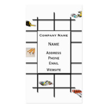 Construction Divergence Business Card Templates