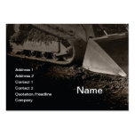 construction equipment business card templates