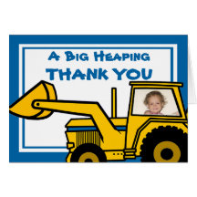 Construction Fun/ Backhoe Card