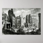Construction of the Boulevard de Sebastopol Poster
