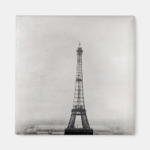 Construction of the Eiffel Tower Fridge Magnets