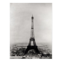 Construction of the Eiffel Tower Postcards