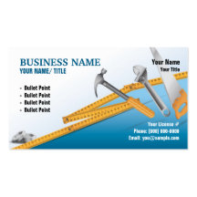 Construction or Handy Man Business Card 2