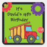Construction Vehicle Custom Stickers