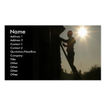 Construction Worker, Handy Man Business Card