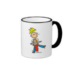 Construction Worker with Jack Hammer Mug