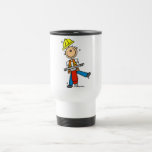Construction Worker with Jack Hammer Mugs