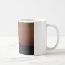 Container Ship At Dusk Coffee Mugs