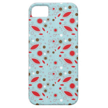 Contemporary Floral Leaf Patterns iPhone 5 Case