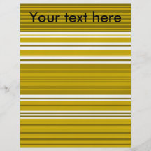 Contemporary gold and white stripes full color flyer