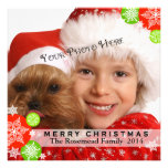 Contemporary Photo Christmas Card Announcement