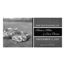 Contemporary Save the Date Announcement Customised Photo Card