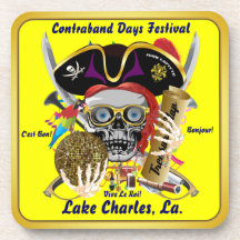 Contraband Days Lake Charles, Louisiana. 30 Colour Coasters