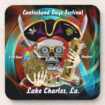 Contraband Days Lake Charles, Louisiana. Drink Coaster