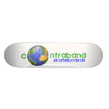 Contraband Skateboards-Earth Deck