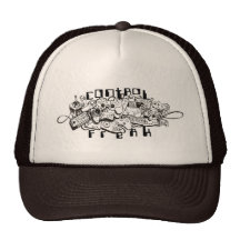 control freak trucker hats