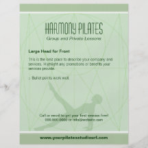 Convergent Lines Pilates Flyer