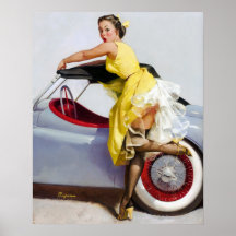 Convertible Pin Up Poster
