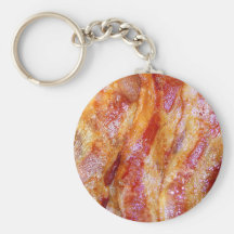 Cooked Bacon Key Chain