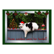 Cookie Loving Cat Personalized Invite