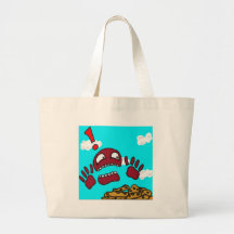 Cookie Monster Tote Bag