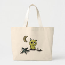 Cookie-Security Monster Art Canvas Bag