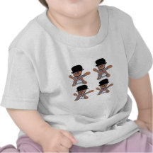 Cookie testing Lab tech tee for baby.